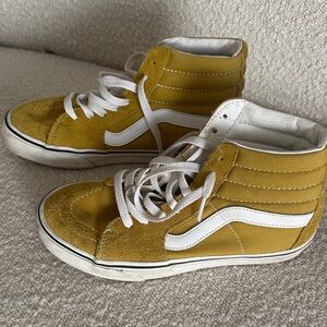 Vans Kids Mustard High-Top Sneakers